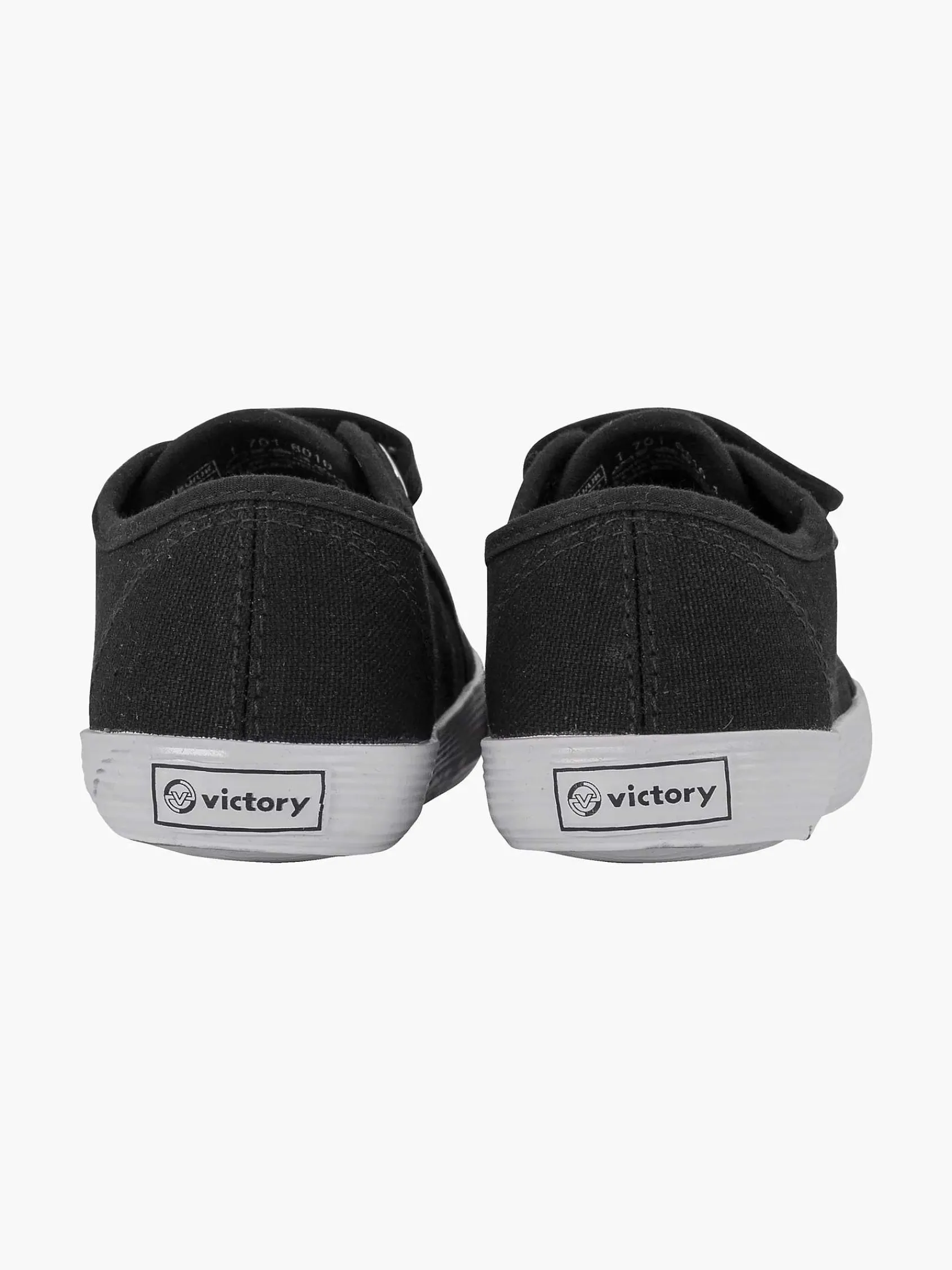 Babyschoenen|Vty Zwarte Gymschoen Klittenband