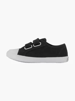 Babyschoenen|Vty Zwarte Gymschoen Klittenband