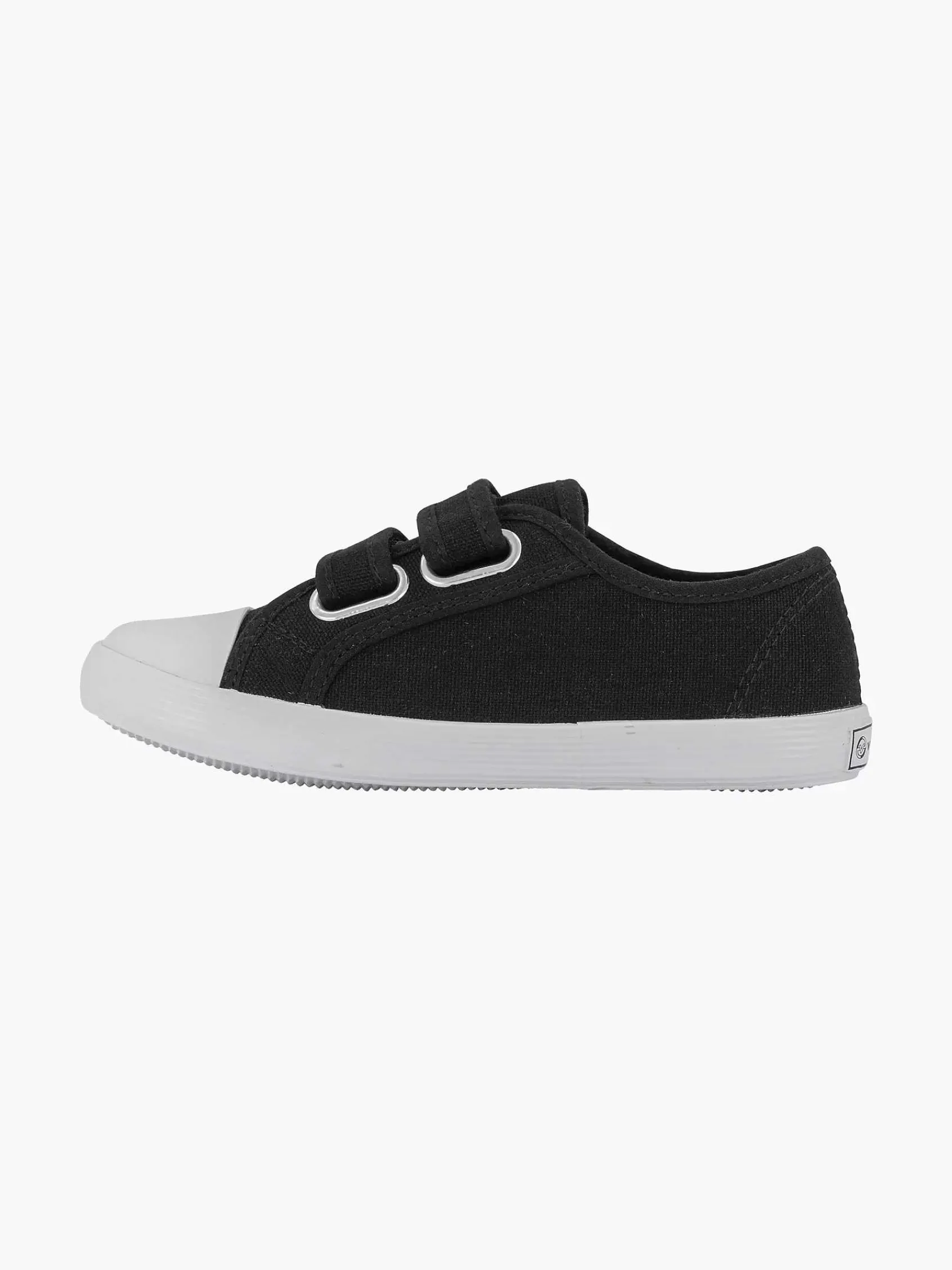 Babyschoenen|Vty Zwarte Gymschoen Klittenband