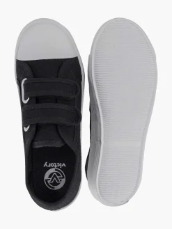 Babyschoenen|Vty Zwarte Gymschoen Klittenband