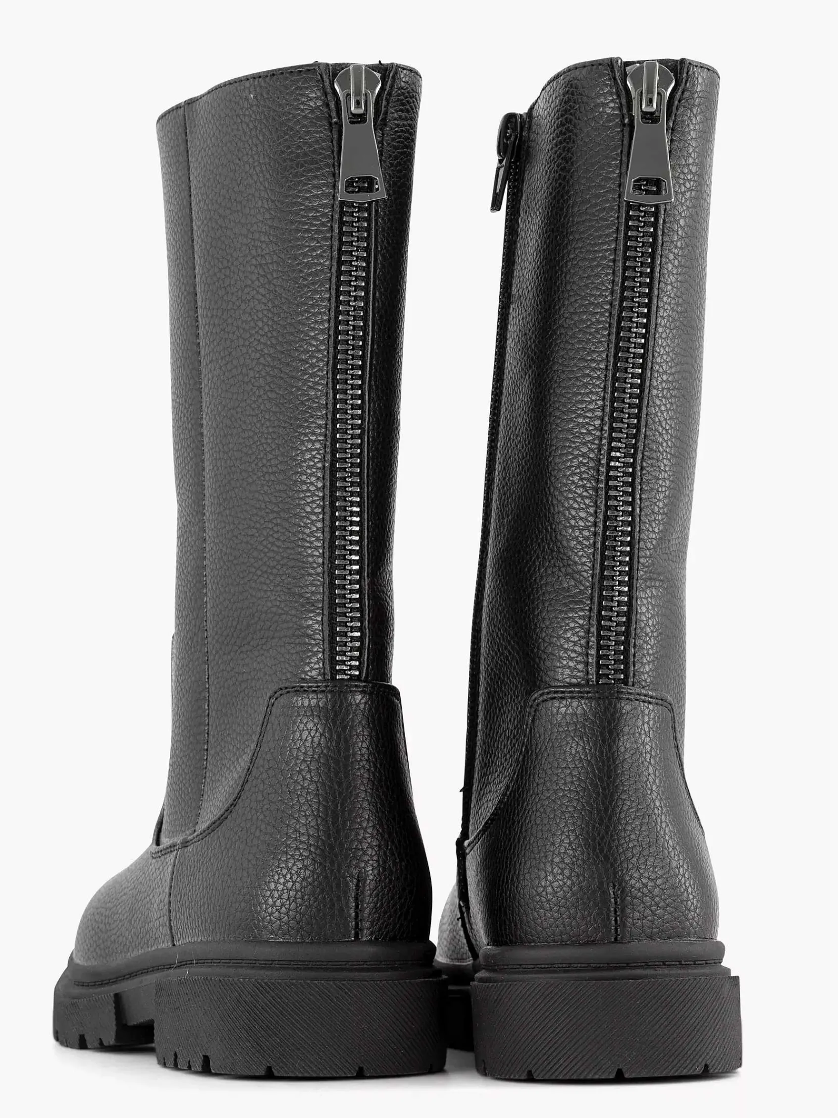 Babyschoenen|Oxmox Zwarte Hoge Laars Ritssluiting