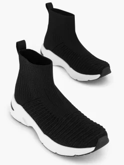 Sneakers|Oxmox Zwarte Hoge Sneaker