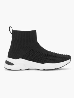 Sneakers|Oxmox Zwarte Hoge Sneaker