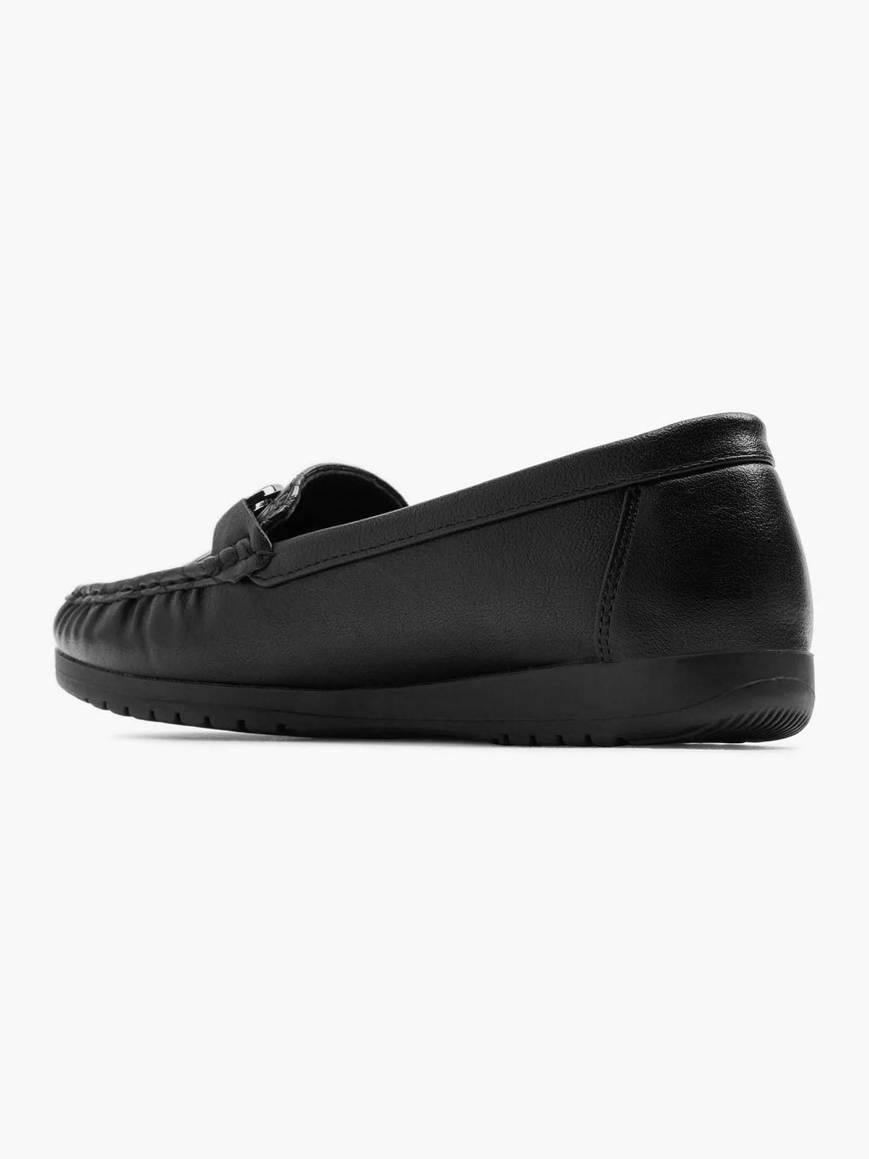 Comfort Schoenen|Easy Street Zwarte Instapper