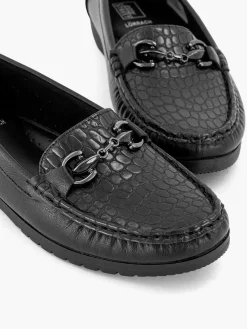 Comfort Schoenen|Easy Street Zwarte Instapper