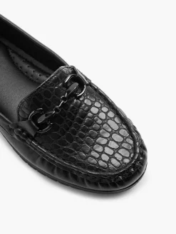 Comfort Schoenen|Easy Street Zwarte Instapper