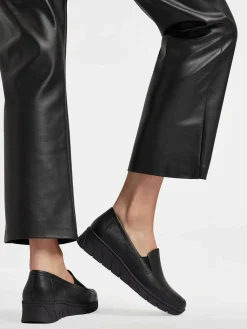 Comfort Schoenen|Easy Street Zwarte Instapper
