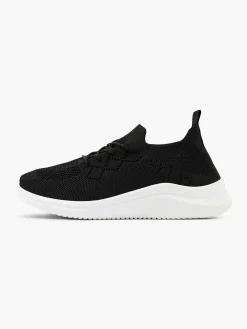 Sneakers|Graceland Zwarte Instapper