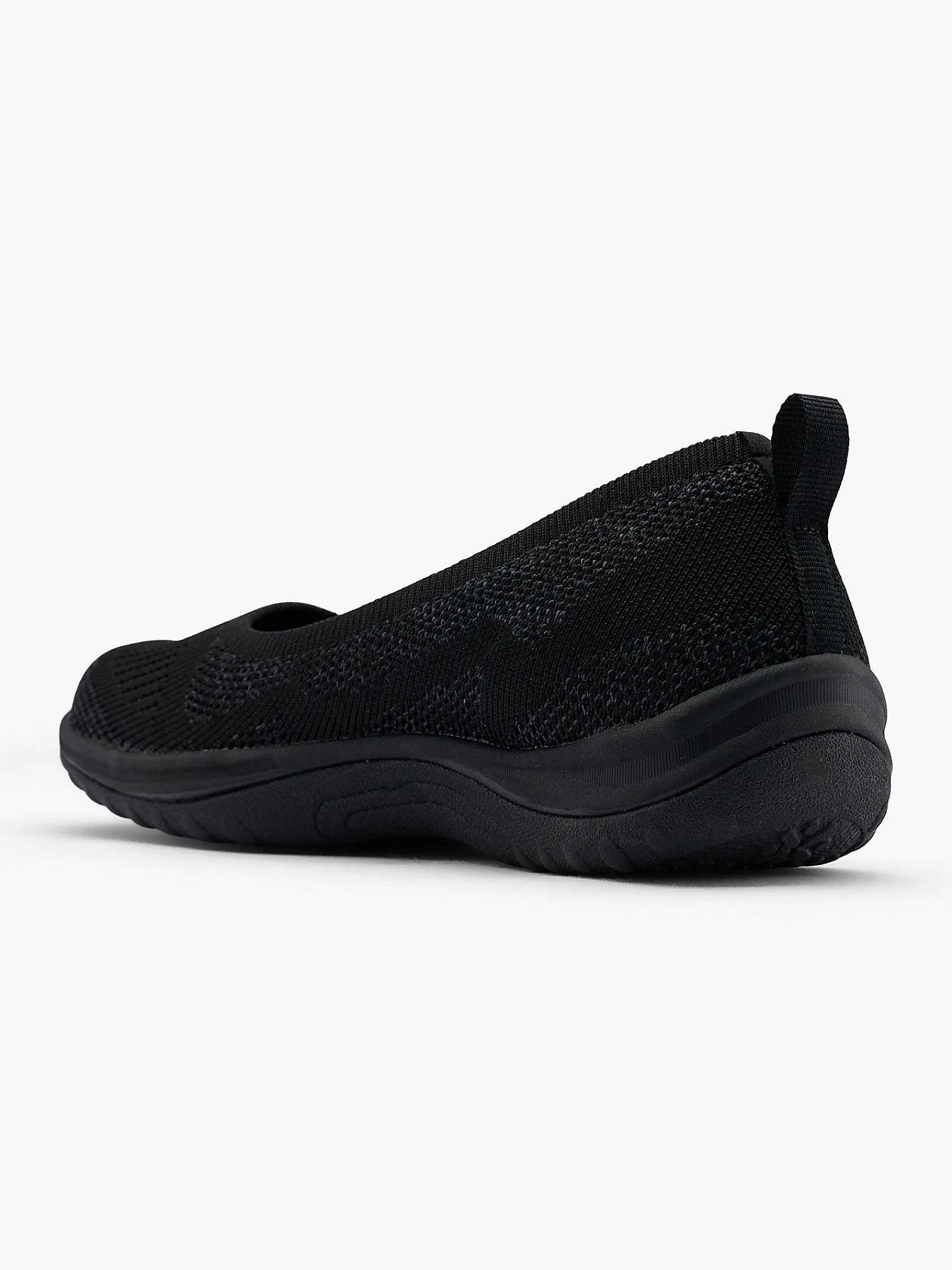 Instappers|Skechers Zwarte Instapper Memory Foam