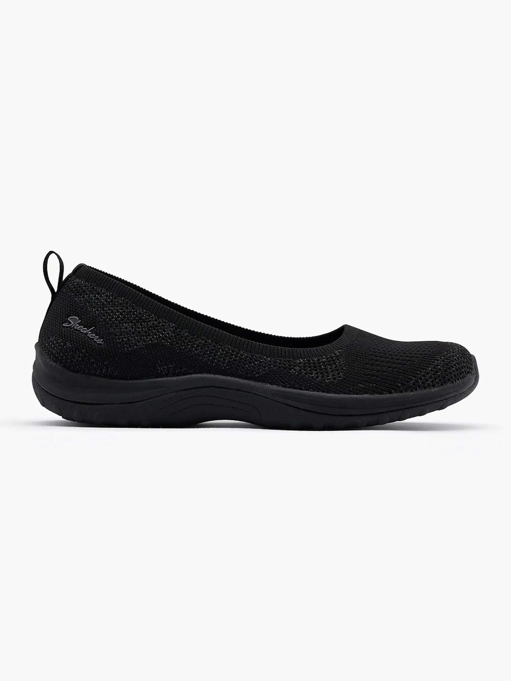 Instappers|Skechers Zwarte Instapper Memory Foam
