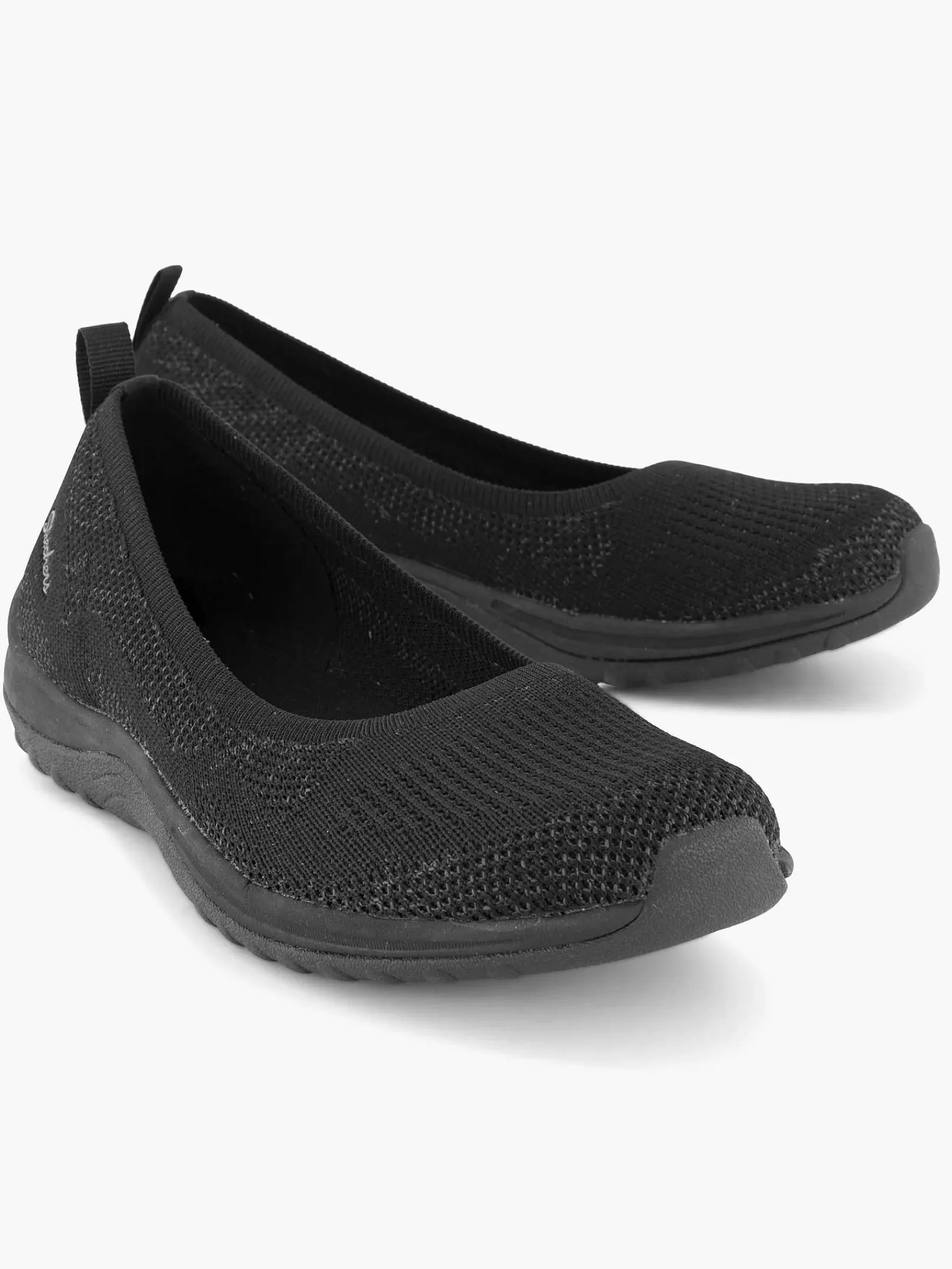 Instappers|Skechers Zwarte Instapper Memory Foam