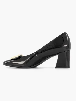 Pumps|Graceland Zwarte Lak Pump Siergesp