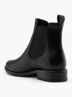 Enkellaarzen & Boots|5th Avenue Zwarte Leren Chelsea Boot