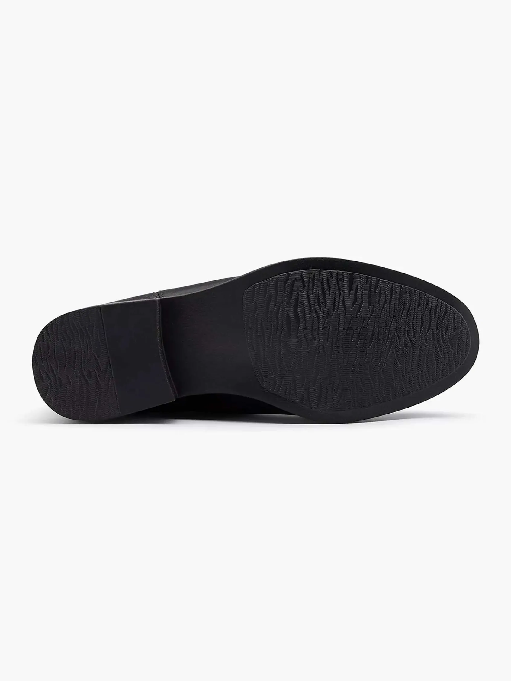 Enkellaarzen & Boots|5th Avenue Zwarte Leren Chelsea Boot