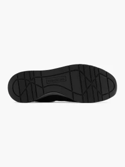 Comfort Schoenen|Medicus Zwarte Leren Comfort Veterschoen