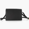Online Exclusive Accessoires|5th Avenue Zwarte Leren Schoudertas