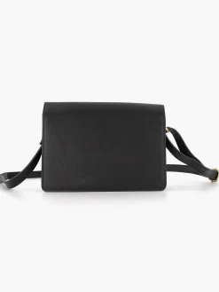Online Exclusive Accessoires|5th Avenue Zwarte Leren Schoudertas