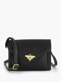 Online Exclusive Accessoires|5th Avenue Zwarte Leren Schoudertas
