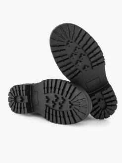 Jongensschoenen|Limelight girl Zwarte Leren Veterboot