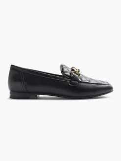 Instappers|Graceland Zwarte Loafer Ketting