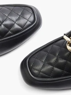 Instappers|Graceland Zwarte Loafer Ketting