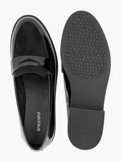 Instappers|Graceland Zwarte Loafer Lak