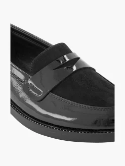 Instappers|Graceland Zwarte Loafer Lak