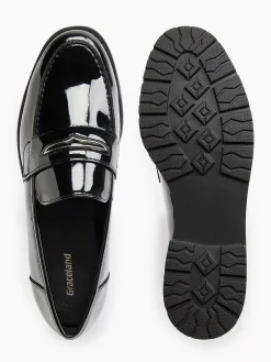 Instappers|Graceland Zwarte Loafer Lak