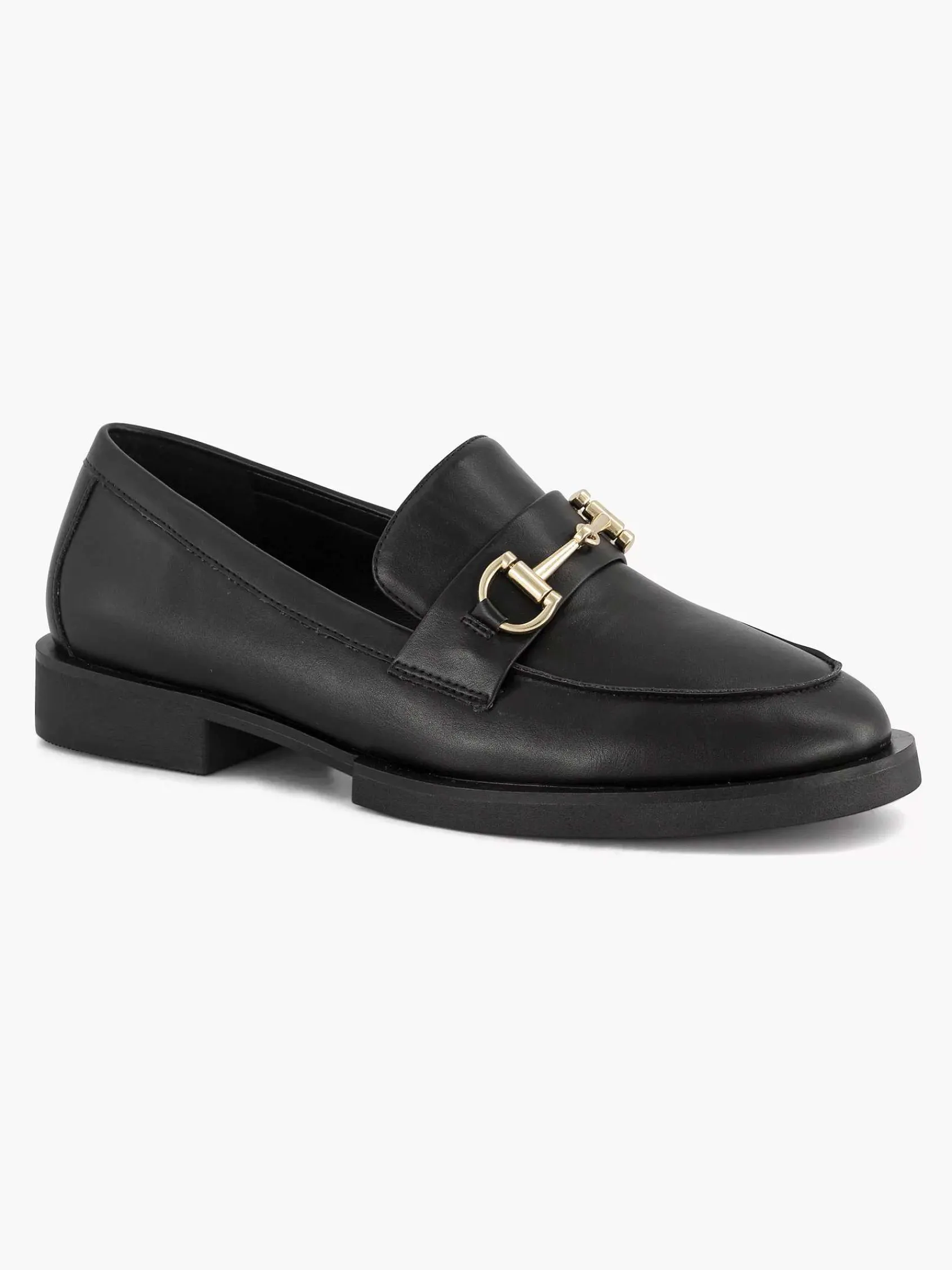 Instappers|Graceland Zwarte Loafer Sierketting