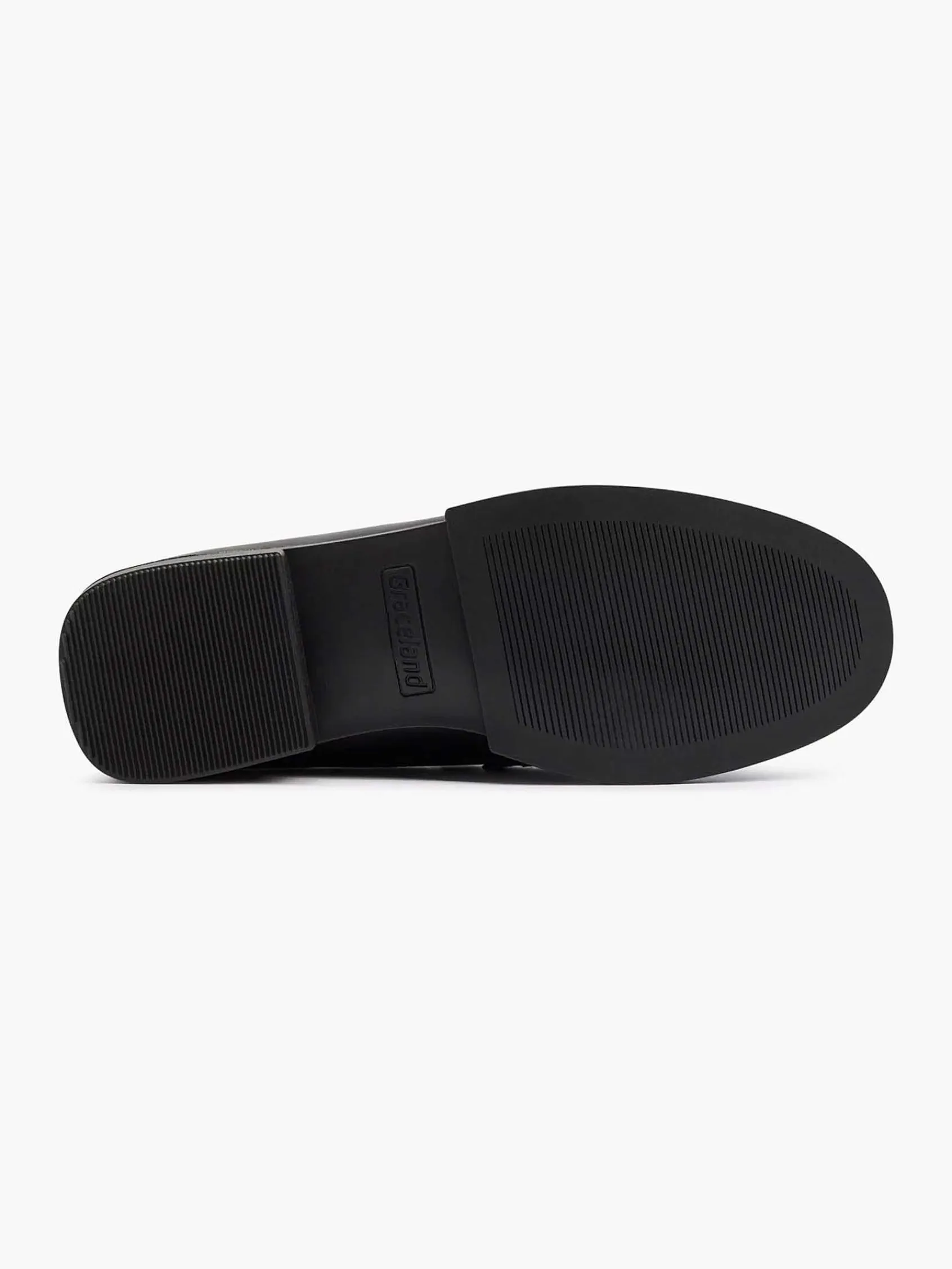 Instappers|Graceland Zwarte Loafer Sierketting