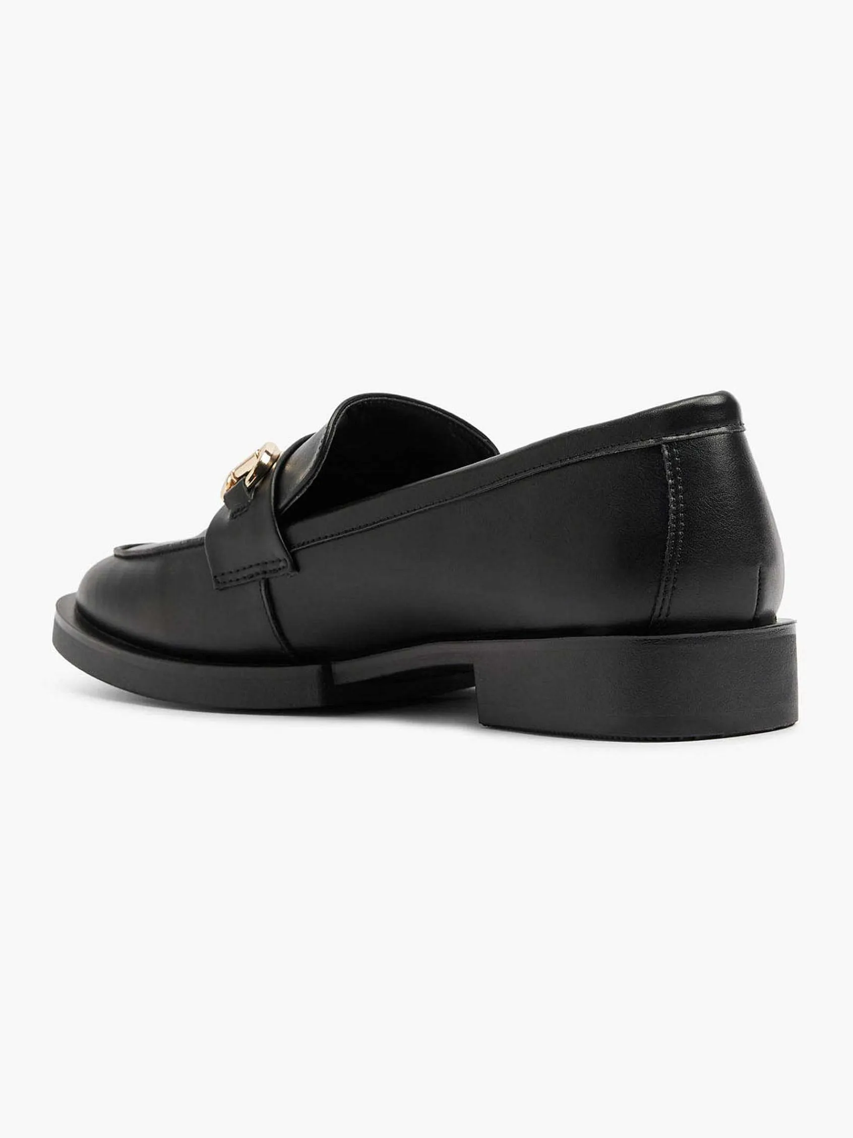 Instappers|Graceland Zwarte Loafer Sierketting