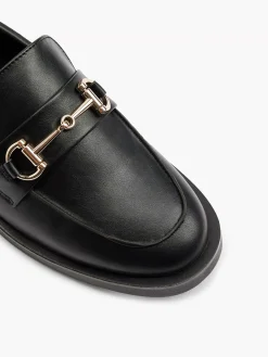 Instappers|Graceland Zwarte Loafer Sierketting