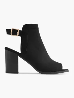 Sandalen|Graceland Zwarte Peep Toe Sandalette
