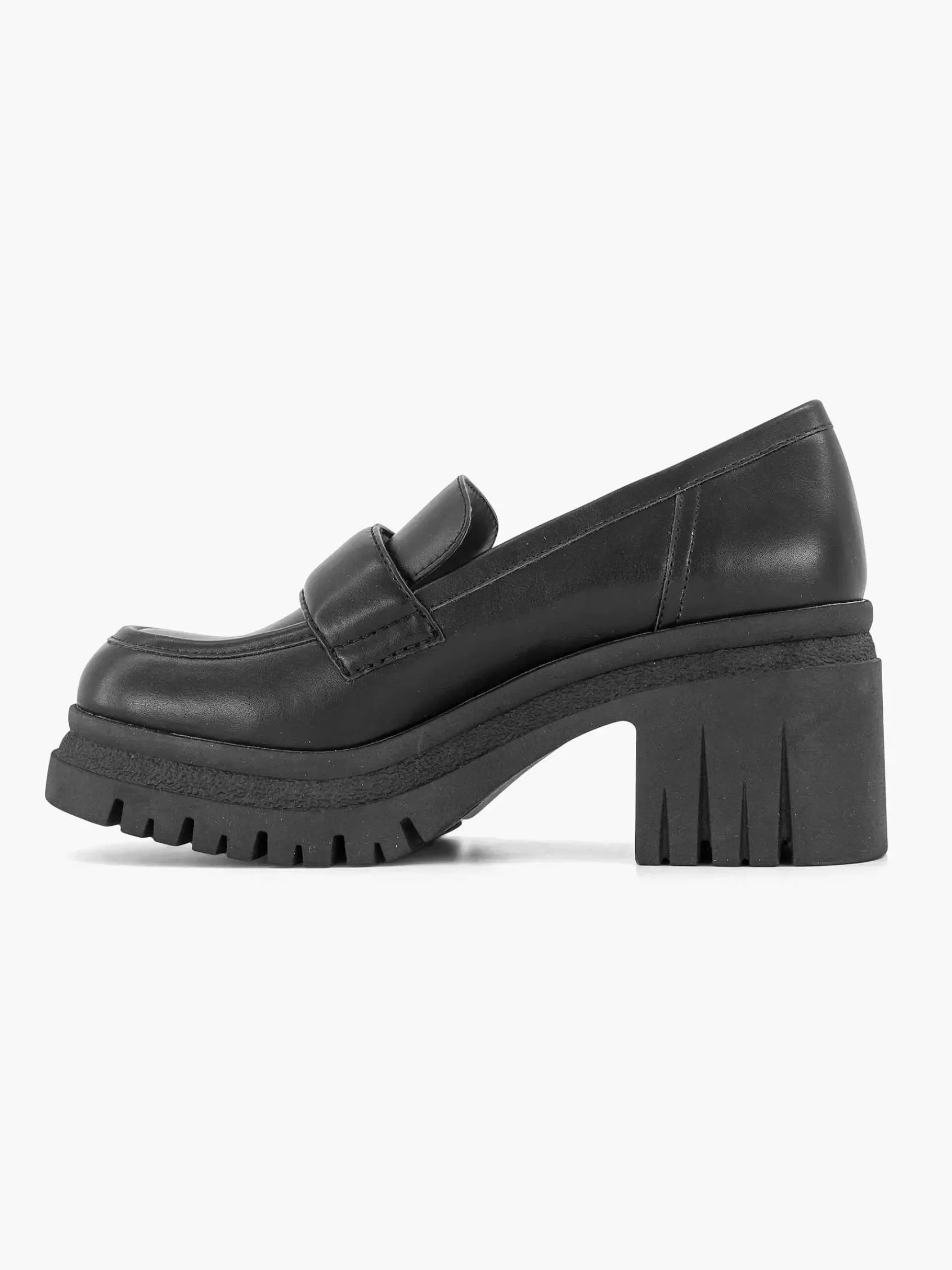 Pumps|Oxmox Zwarte Platform Loafer