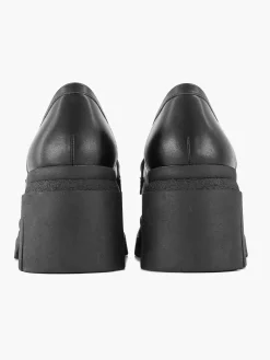 Pumps|Oxmox Zwarte Platform Loafer