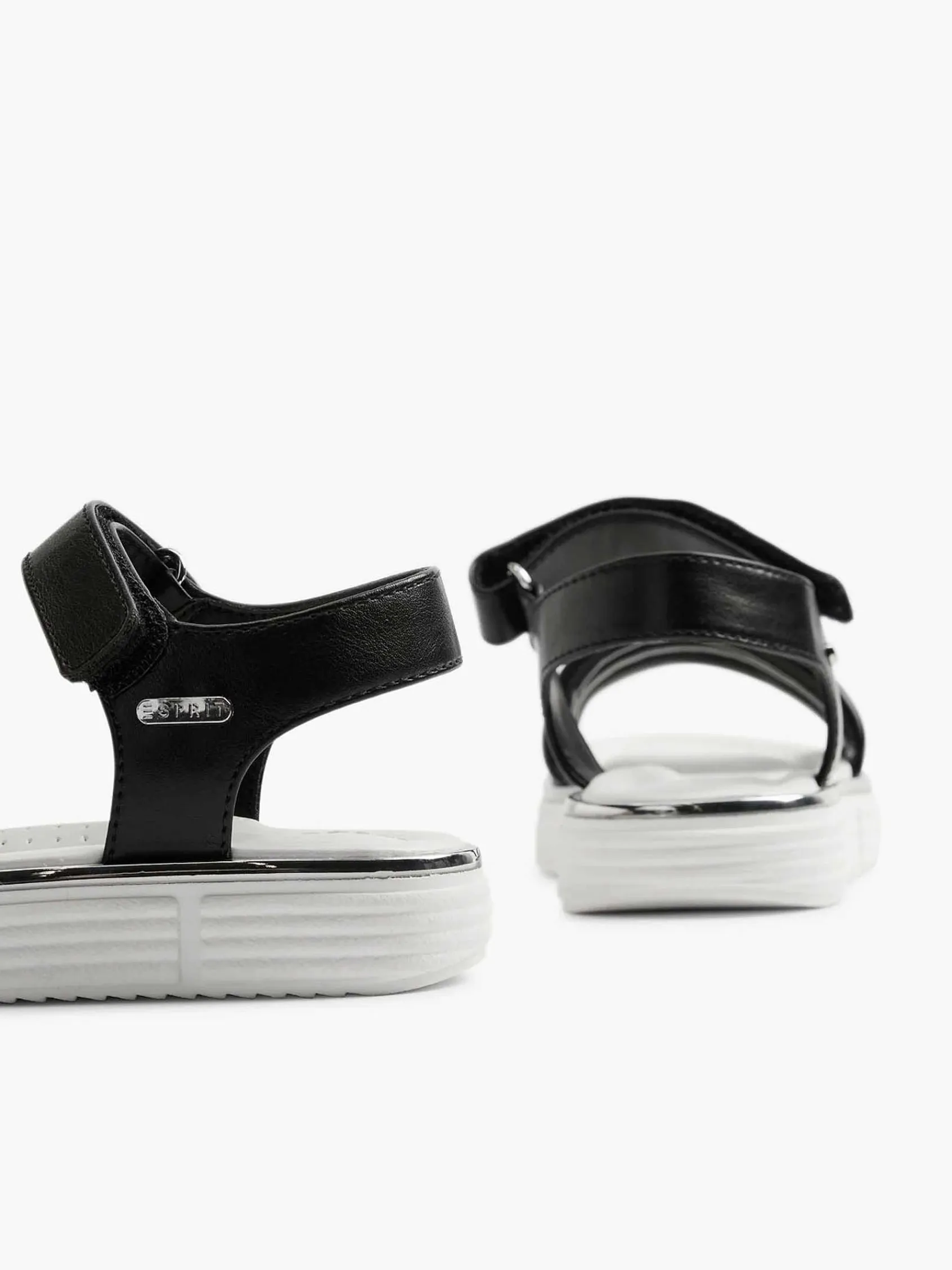 Jongensschoenen|Esprit Zwarte Platform Sandaal