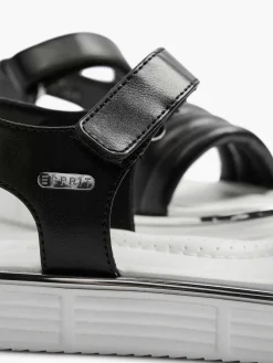 Jongensschoenen|Esprit Zwarte Platform Sandaal