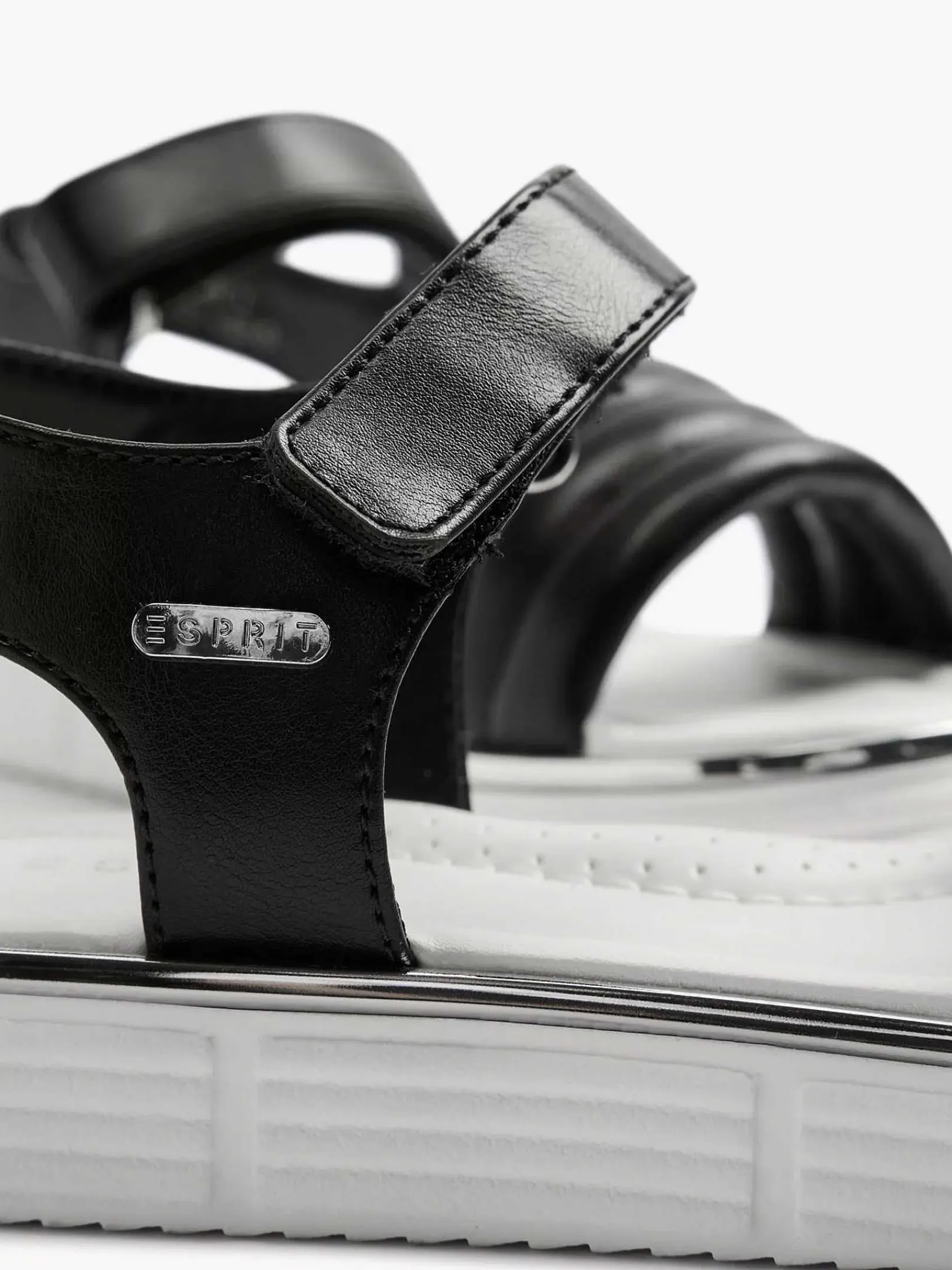 Jongensschoenen|Esprit Zwarte Platform Sandaal