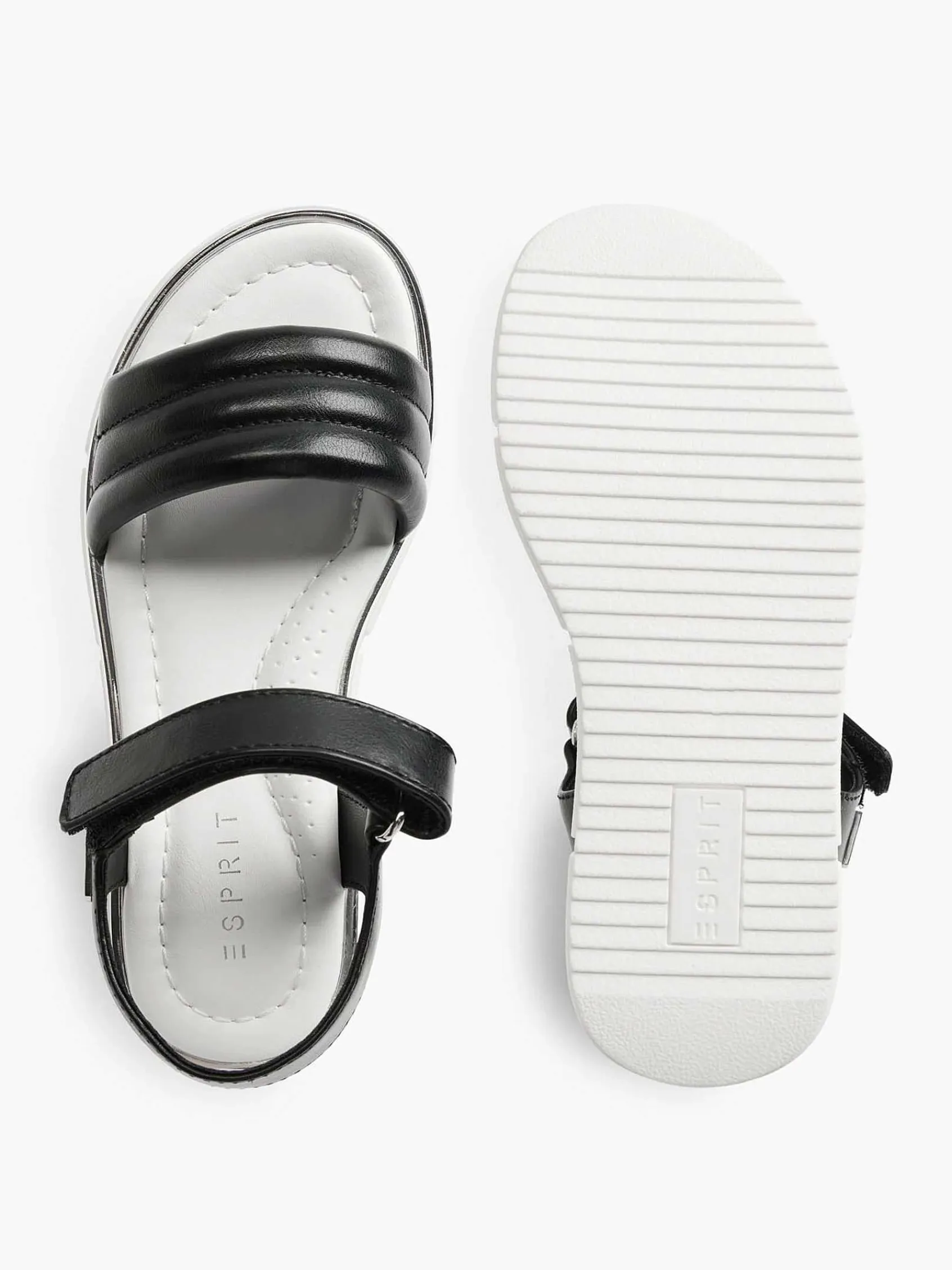 Jongensschoenen|Esprit Zwarte Platform Sandaal