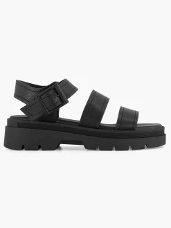 Sandalen|Oxmox Zwarte Platform Sandaal