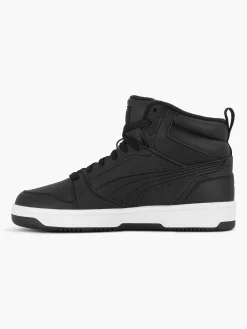 Jongensschoenen|Puma Zwarte Rebound V6 Mid Wtr Jr