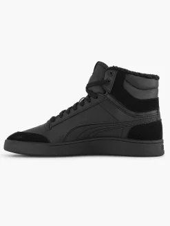 Sneakers|Puma Zwarte Shuffle Mid Fur