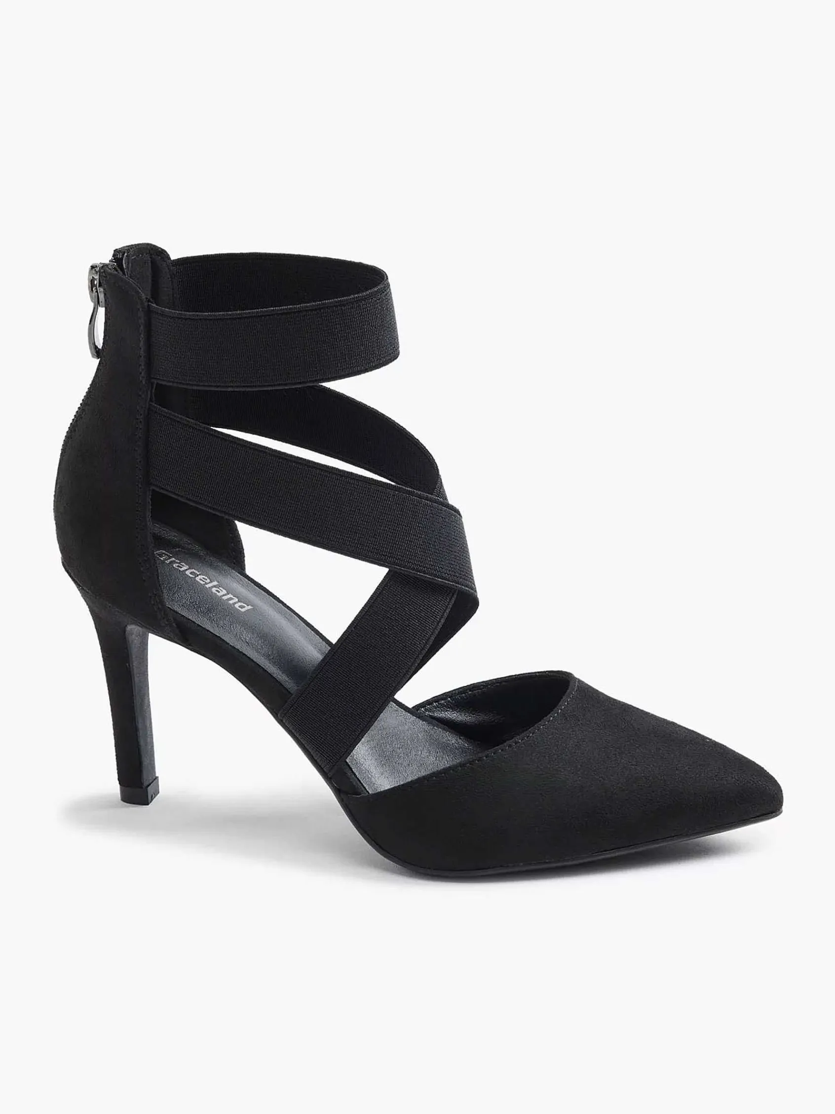 Pumps|Graceland Zwarte Pump Elastiek