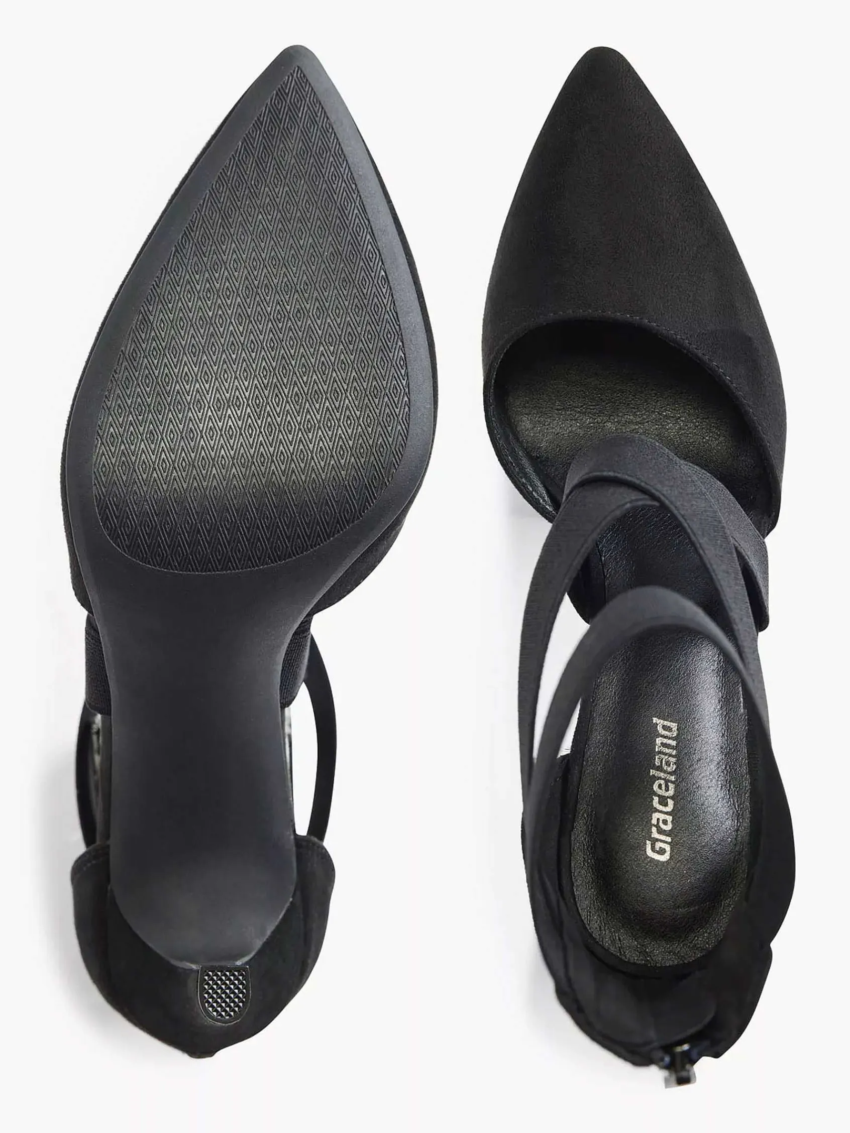 Pumps|Graceland Zwarte Pump Elastiek