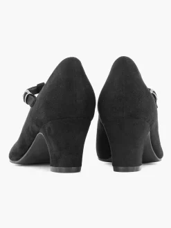 Hoge Hakken|Graceland Zwarte Pump Gesp