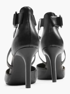 Hoge Hakken|Graceland Zwarte Pump Gespsluiting
