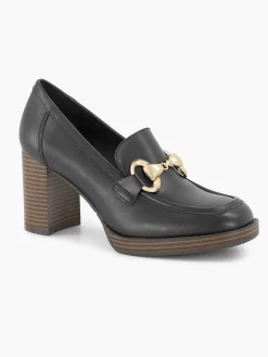 Pumps|Oxmox Zwarte Pump Sierketting