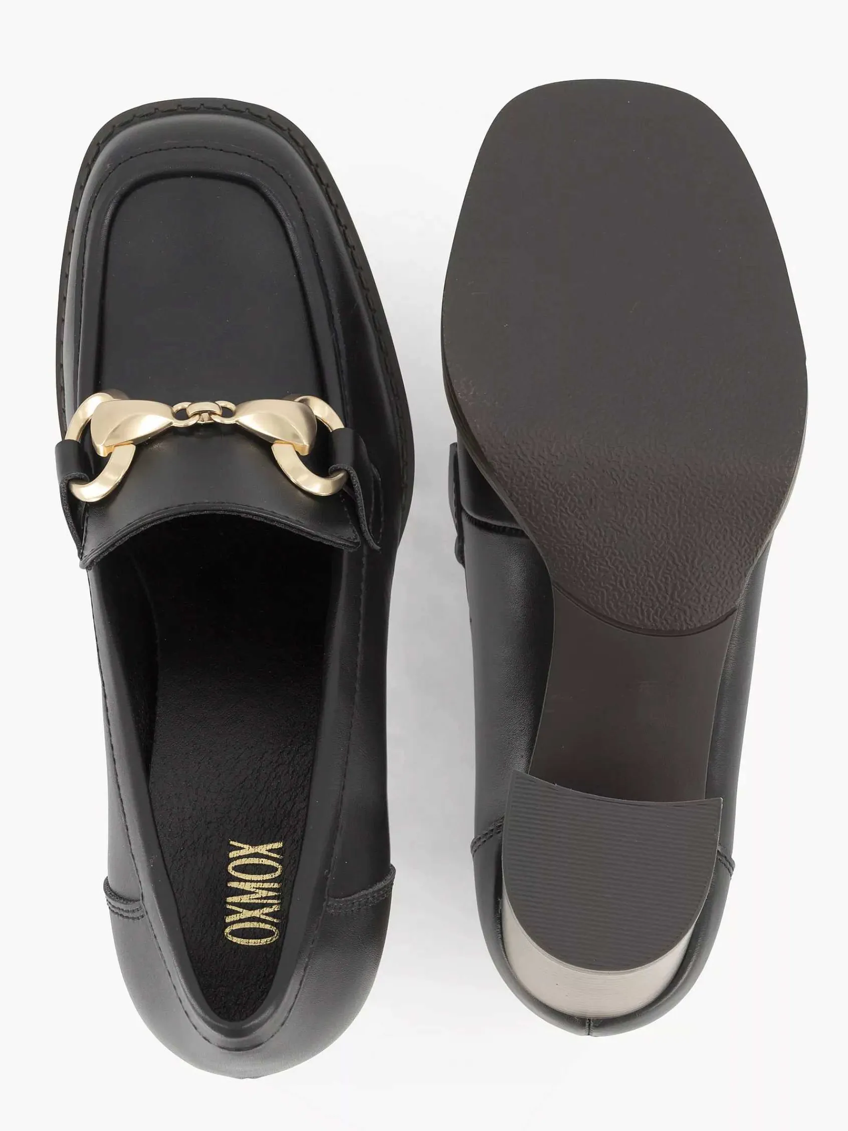 Pumps|Oxmox Zwarte Pump Sierketting