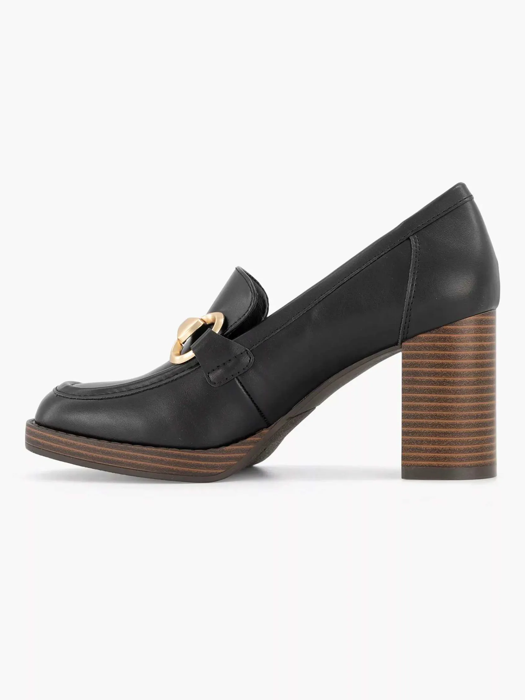 Pumps|Oxmox Zwarte Pump Sierketting