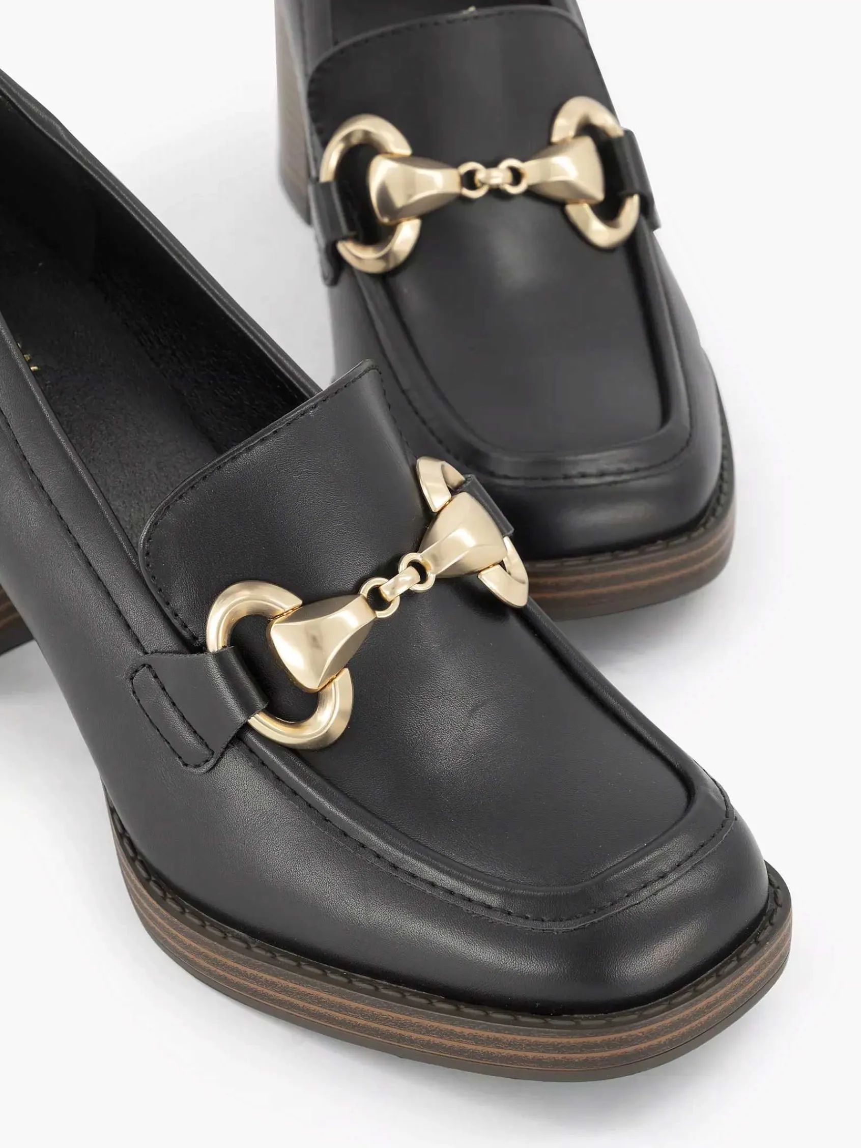 Pumps|Oxmox Zwarte Pump Sierketting